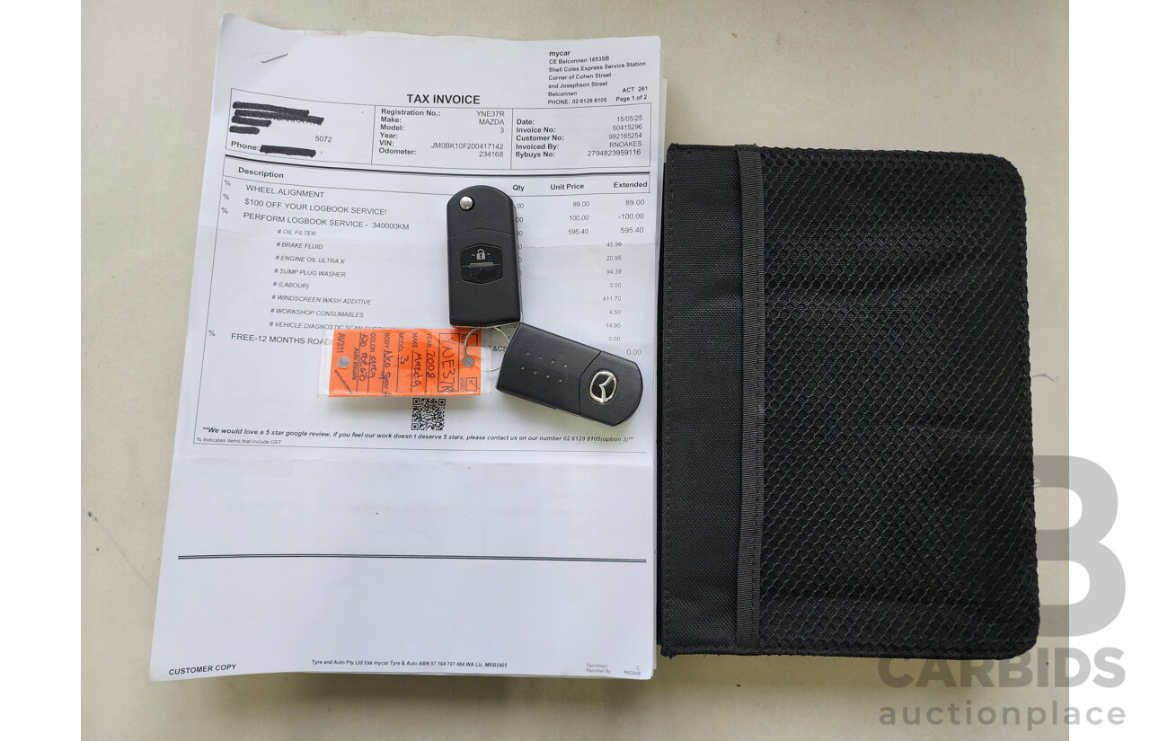 5/2008 Mazda Mazda3 NEO BK MY06 UPGRADE 5d Hatchback Grey 2.0L