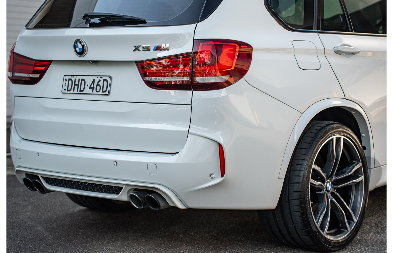 3/2015 BMW X5 M F85 4d Wagon Alpine White Twin Turbo V8 4.4L
