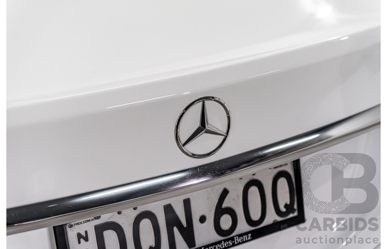 10/2014 Mercedes-Benz C200 205 4d Sedan Polar White Turbo 2.0L
