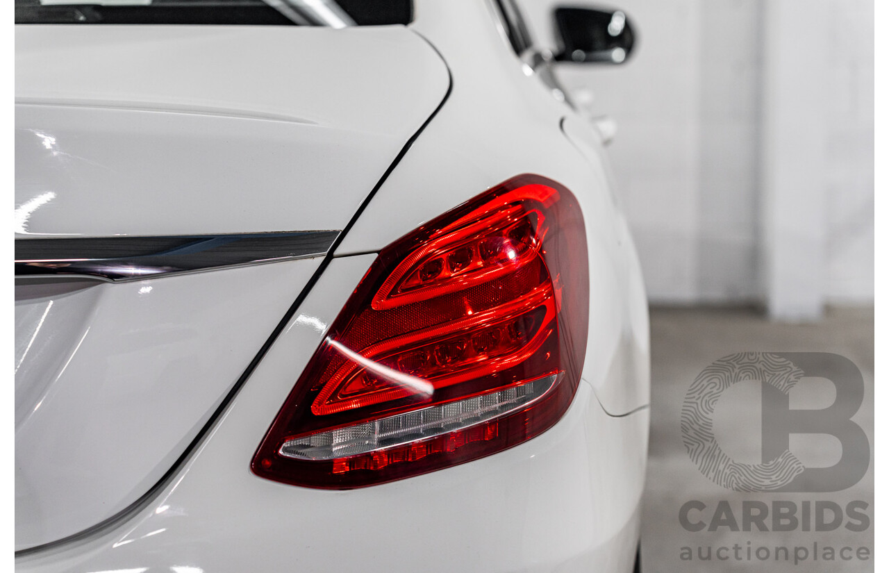 10/2014 Mercedes-Benz C200 205 4d Sedan Polar White Turbo 2.0L