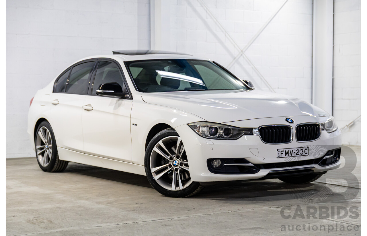 2/2013 BMW 328i Sport Line F30 MY13.5 4d Sedan Alpine White 2.0L