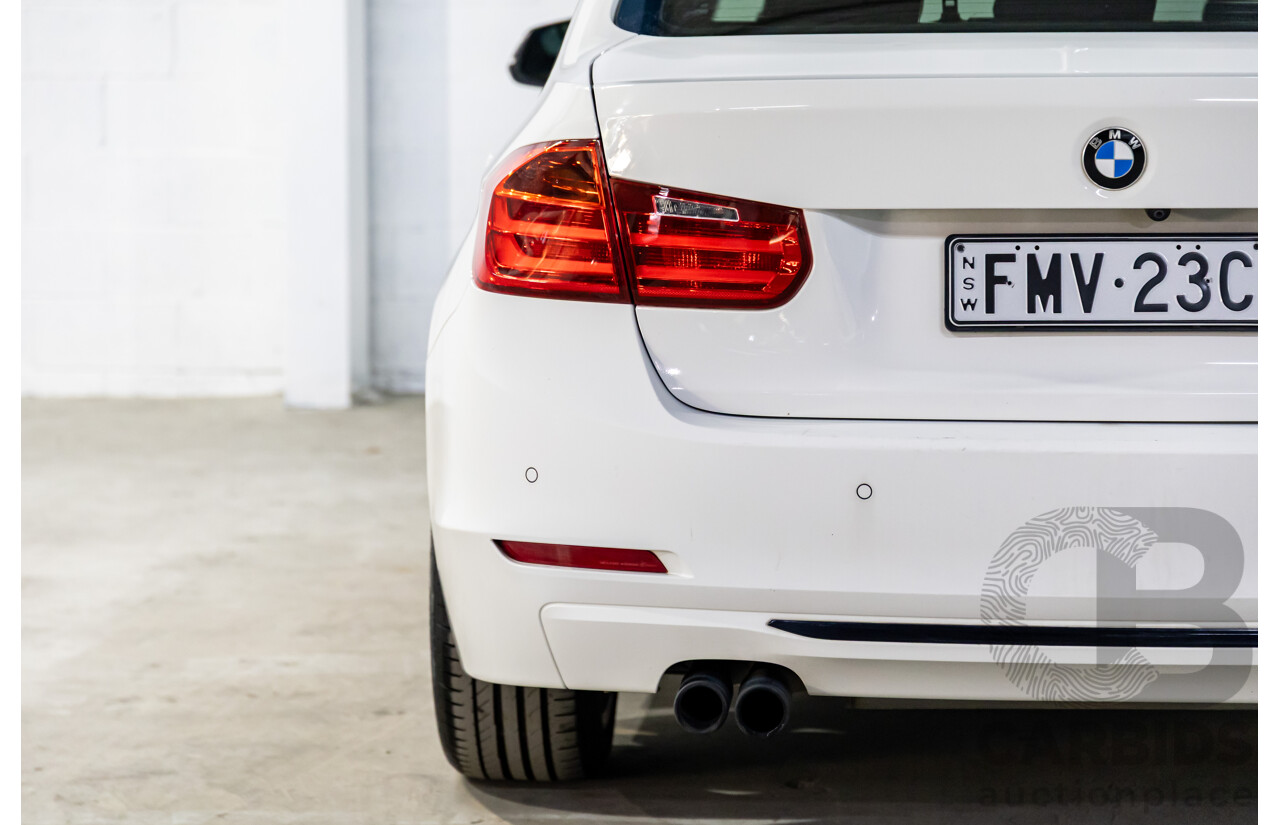 2/2013 BMW 328i Sport Line F30 MY13.5 4d Sedan Alpine White 2.0L