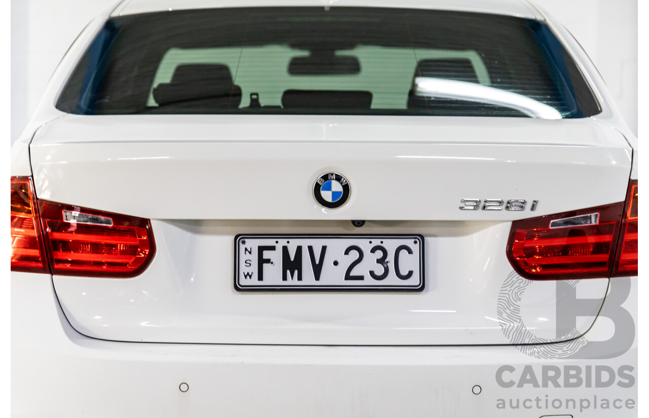 2/2013 BMW 328i Sport Line F30 MY13.5 4d Sedan Alpine White 2.0L