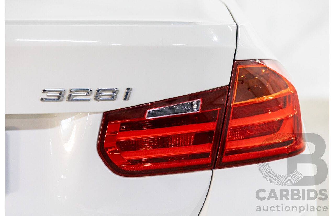 2/2013 BMW 328i Sport Line F30 MY13.5 4d Sedan Alpine White 2.0L