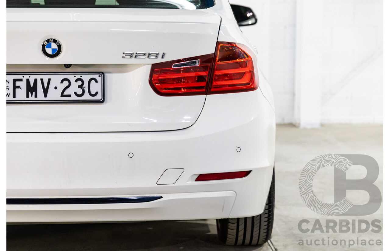 2/2013 BMW 328i Sport Line F30 MY13.5 4d Sedan Alpine White 2.0L