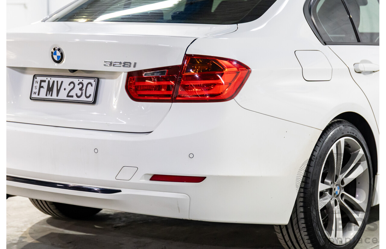 2/2013 BMW 328i Sport Line F30 MY13.5 4d Sedan Alpine White 2.0L