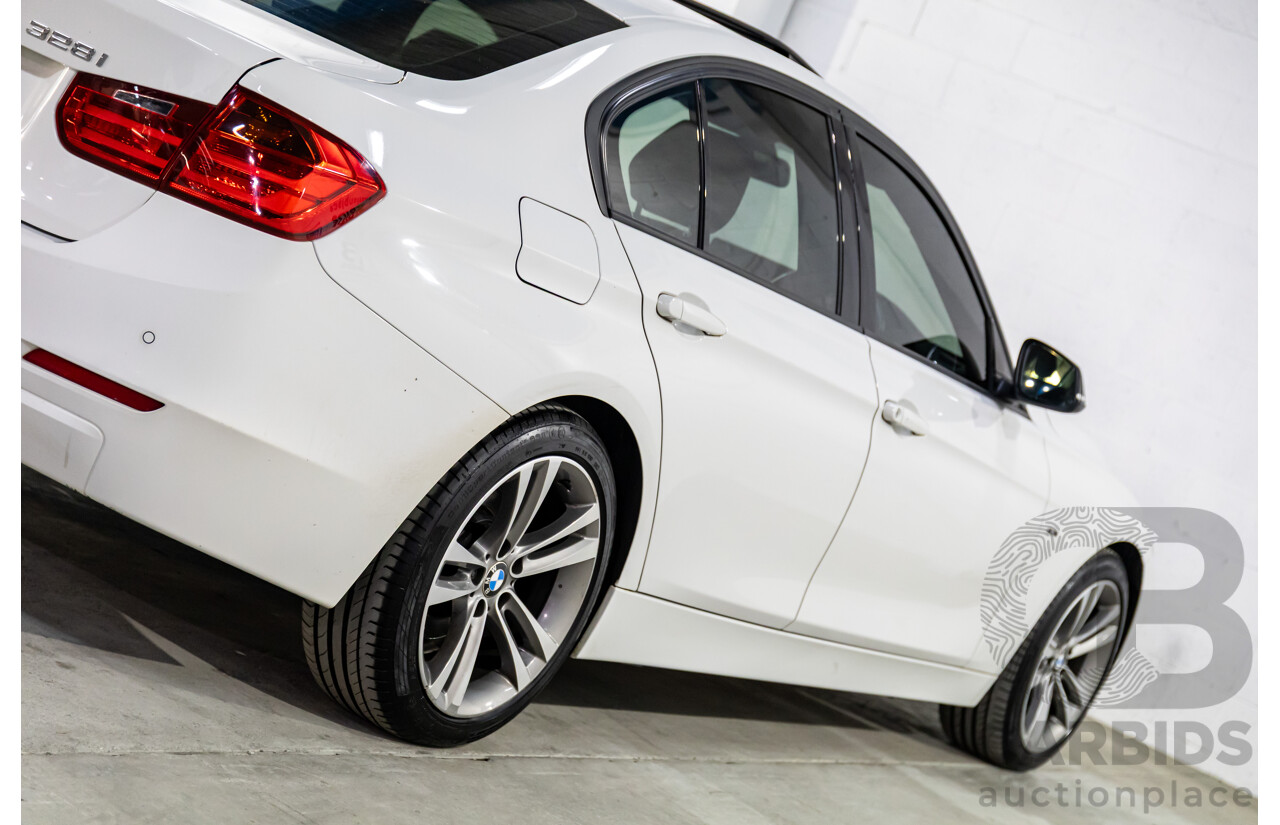 2/2013 BMW 328i Sport Line F30 MY13.5 4d Sedan Alpine White 2.0L