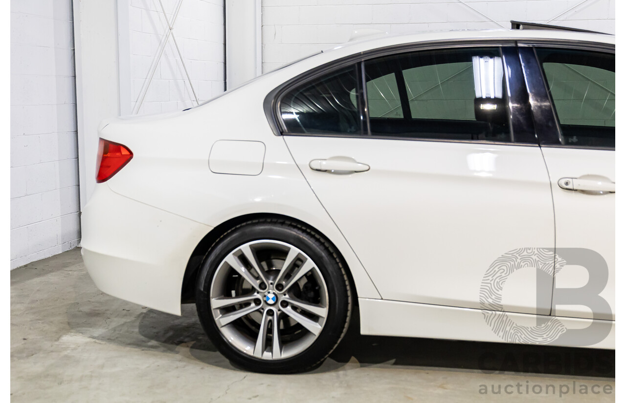 2/2013 BMW 328i Sport Line F30 MY13.5 4d Sedan Alpine White 2.0L