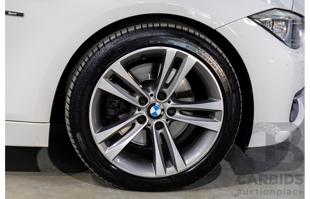 2/2013 BMW 328i Sport Line F30 MY13.5 4d Sedan Alpine White 2.0L