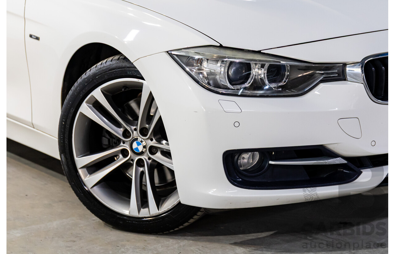 2/2013 BMW 328i Sport Line F30 MY13.5 4d Sedan Alpine White 2.0L