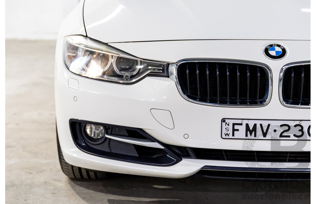 2/2013 BMW 328i Sport Line F30 MY13.5 4d Sedan Alpine White 2.0L