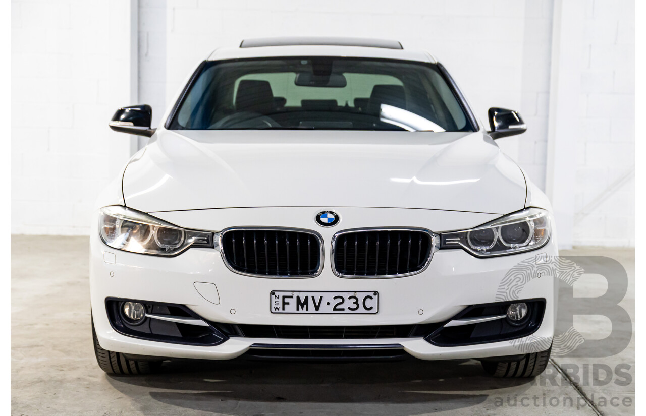 2/2013 BMW 328i Sport Line F30 MY13.5 4d Sedan Alpine White 2.0L