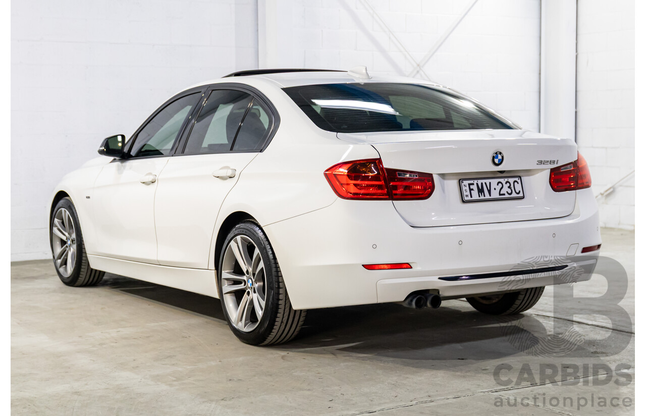 2/2013 BMW 328i Sport Line F30 MY13.5 4d Sedan Alpine White 2.0L