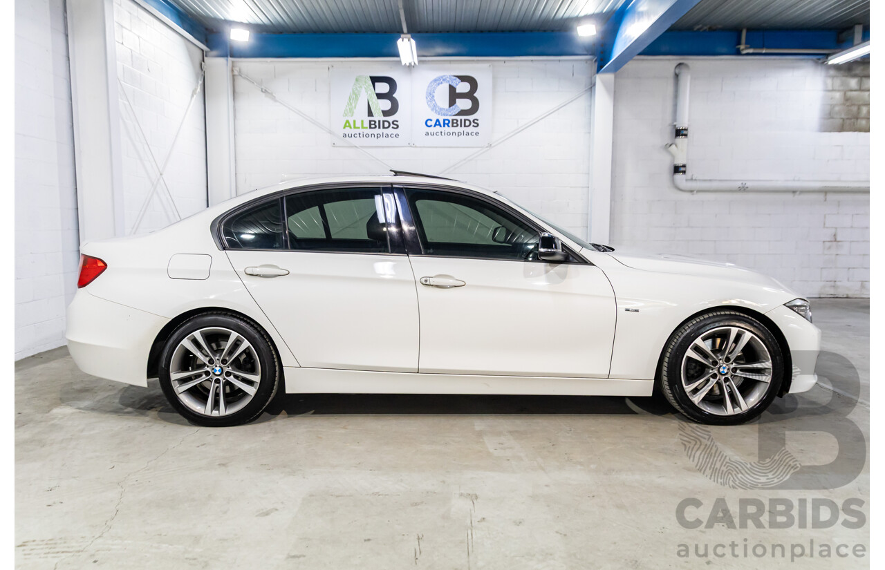 2/2013 BMW 328i Sport Line F30 MY13.5 4d Sedan Alpine White 2.0L