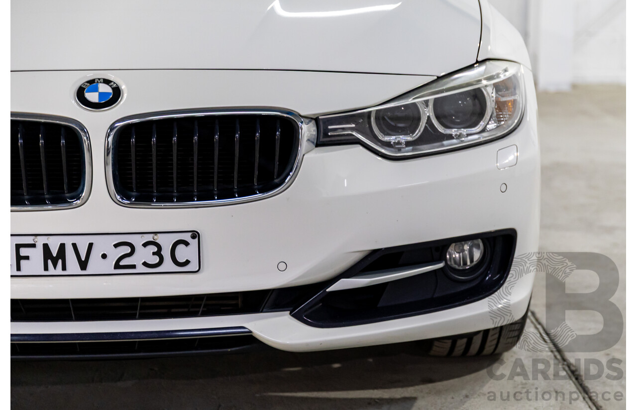 2/2013 BMW 328i Sport Line F30 MY13.5 4d Sedan Alpine White 2.0L