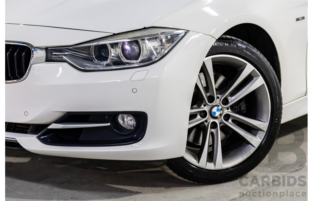 2/2013 BMW 328i Sport Line F30 MY13.5 4d Sedan Alpine White 2.0L