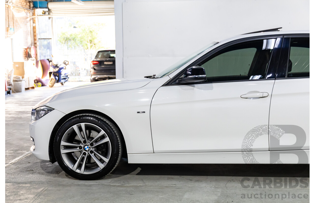 2/2013 BMW 328i Sport Line F30 MY13.5 4d Sedan Alpine White 2.0L