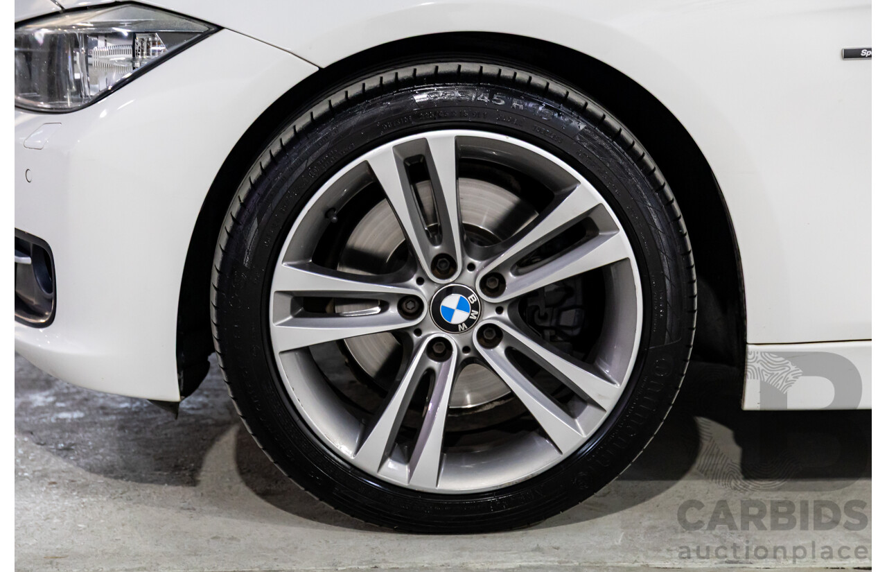 2/2013 BMW 328i Sport Line F30 MY13.5 4d Sedan Alpine White 2.0L