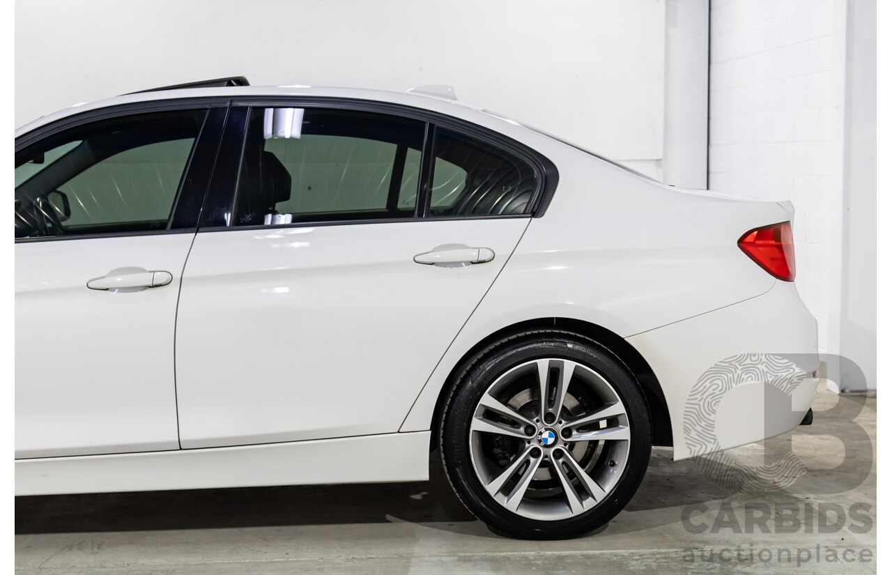 2/2013 BMW 328i Sport Line F30 MY13.5 4d Sedan Alpine White 2.0L