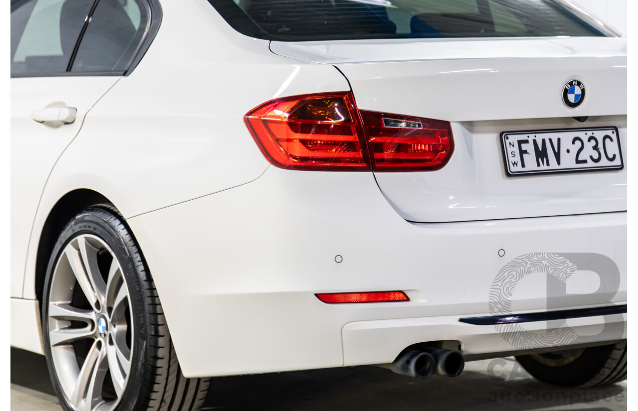 2/2013 BMW 328i Sport Line F30 MY13.5 4d Sedan Alpine White 2.0L