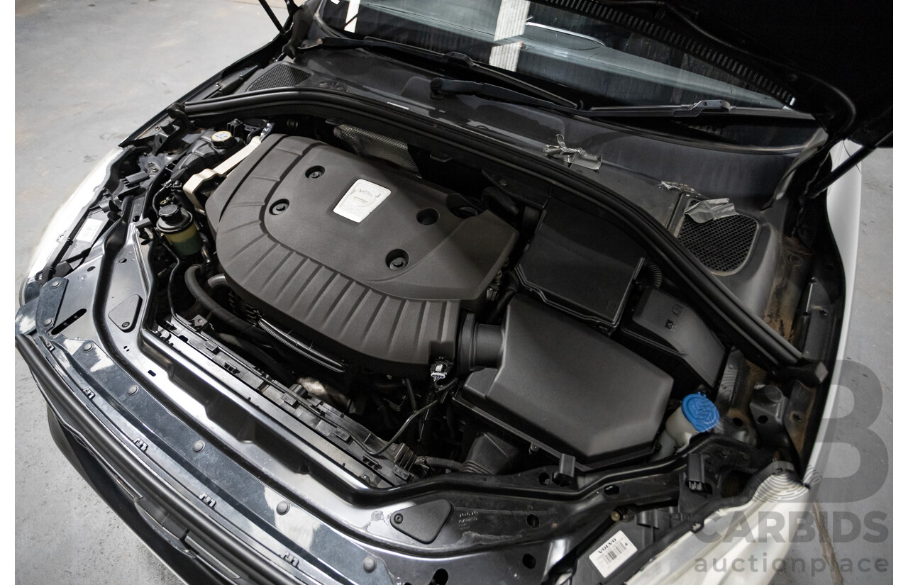 6/2014 Volvo XC60 D5 Luxury DZ (AWD) MY14 4d Wagon Savile Grey Metallic Twin Turbo 2.4L