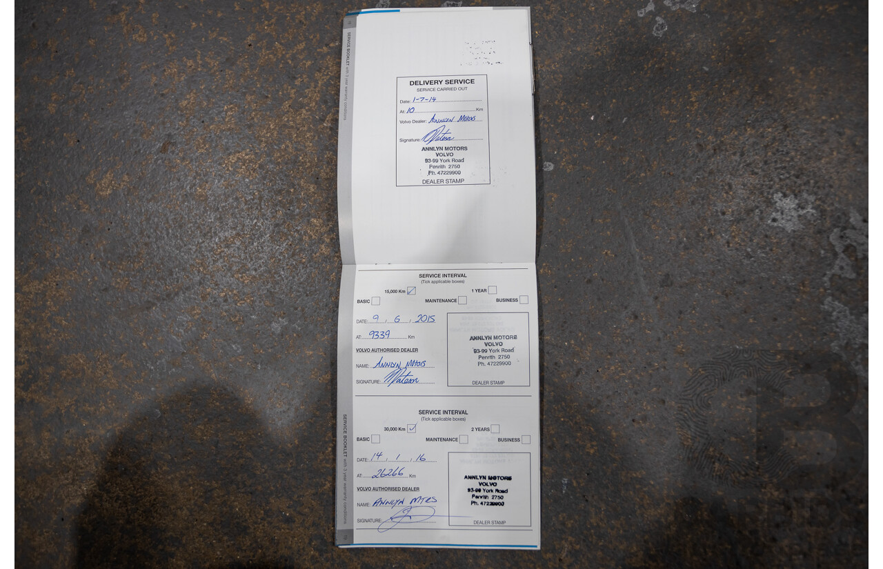 6/2014 Volvo XC60 D5 Luxury DZ (AWD) MY14 4d Wagon Savile Grey Metallic Twin Turbo 2.4L