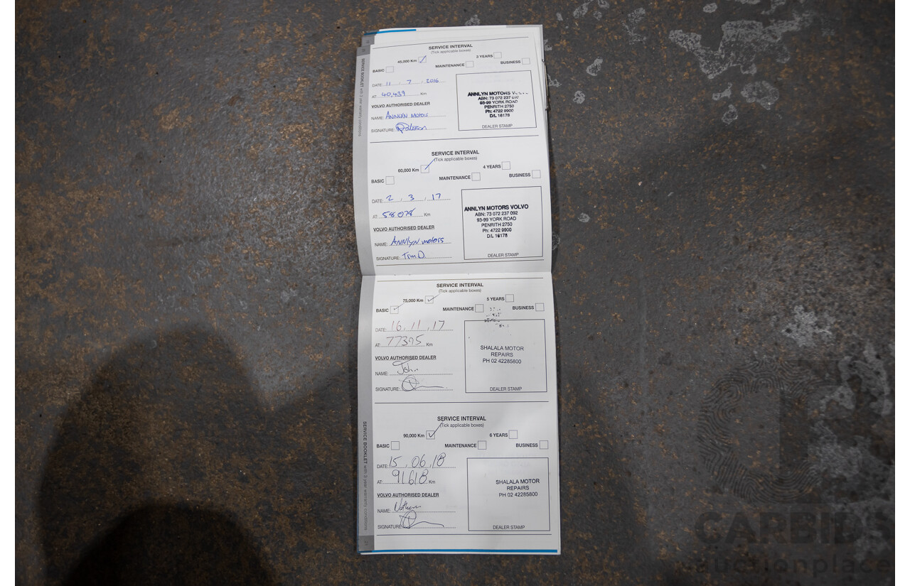 6/2014 Volvo XC60 D5 Luxury DZ (AWD) MY14 4d Wagon Savile Grey Metallic Twin Turbo 2.4L