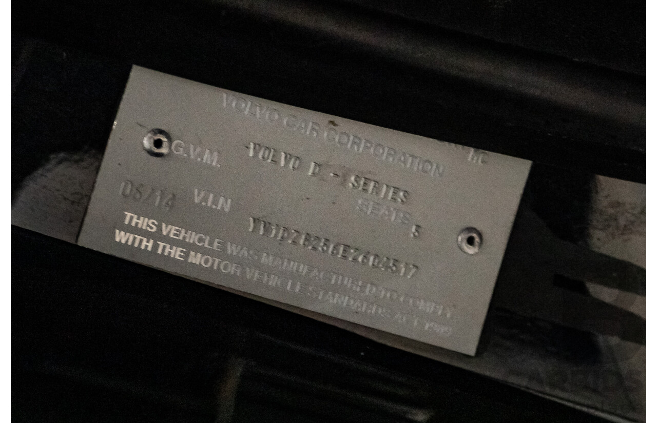 6/2014 Volvo XC60 D5 Luxury DZ (AWD) MY14 4d Wagon Savile Grey Metallic Twin Turbo 2.4L