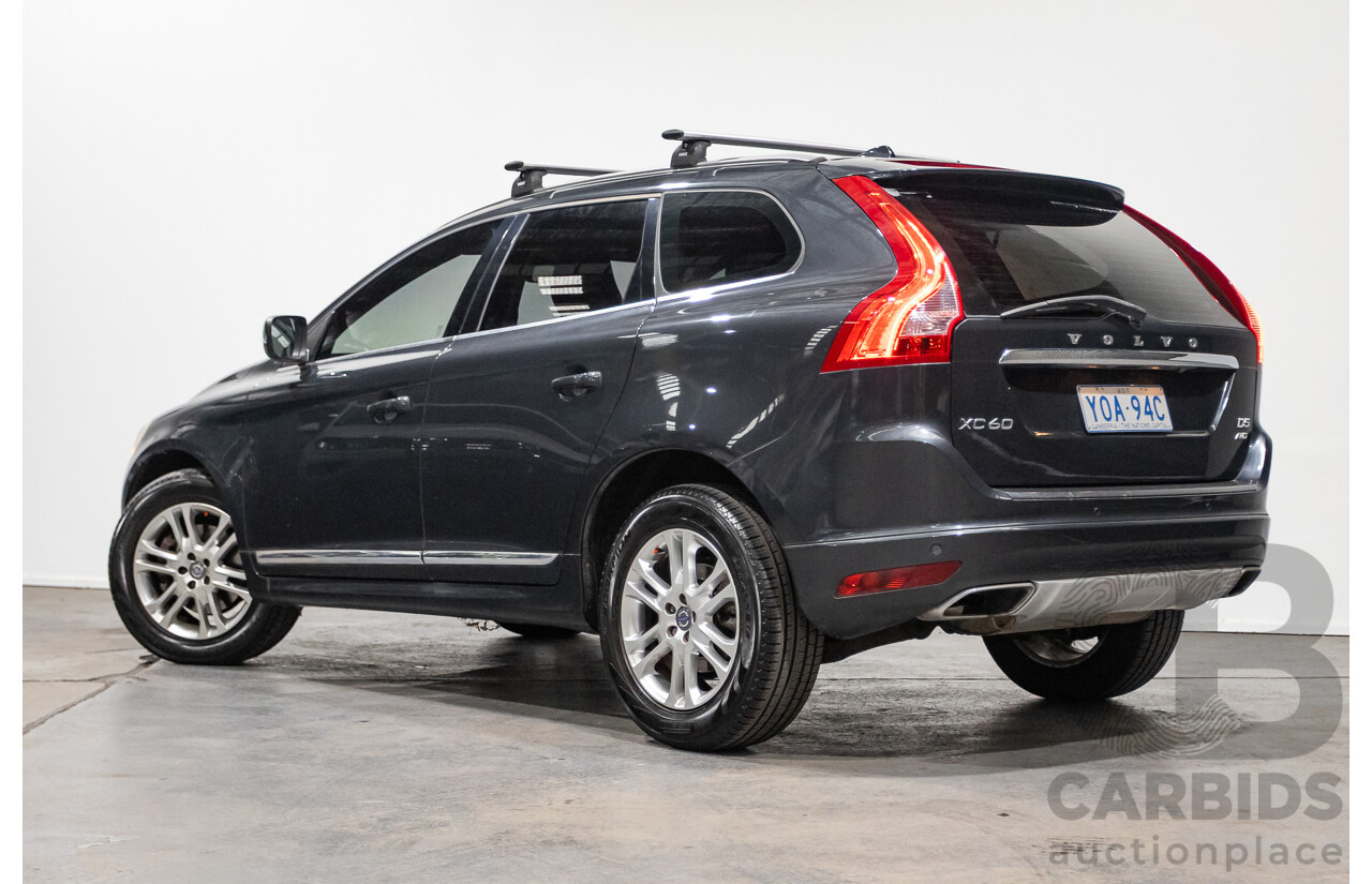 6/2014 Volvo XC60 D5 Luxury DZ (AWD) MY14 4d Wagon Savile Grey Metallic Twin Turbo 2.4L