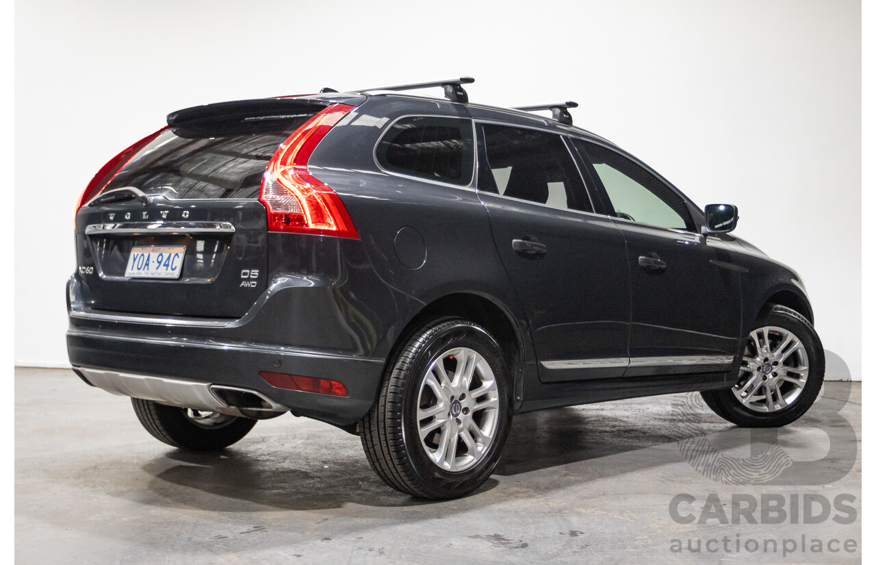 6/2014 Volvo XC60 D5 Luxury DZ (AWD) MY14 4d Wagon Savile Grey Metallic Twin Turbo 2.4L