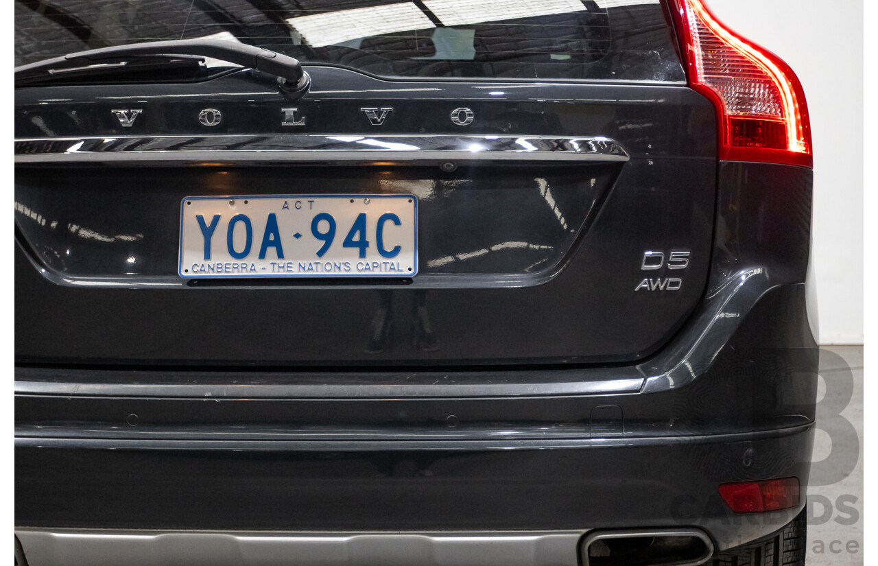 6/2014 Volvo XC60 D5 Luxury DZ (AWD) MY14 4d Wagon Savile Grey Metallic Twin Turbo 2.4L