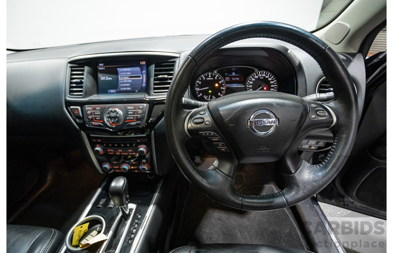 04/2016 Nissan Pathfinder ST-L (4x2) FWD R52 MY15 4D Wagon Galaxy Blue Metallic 3.5L