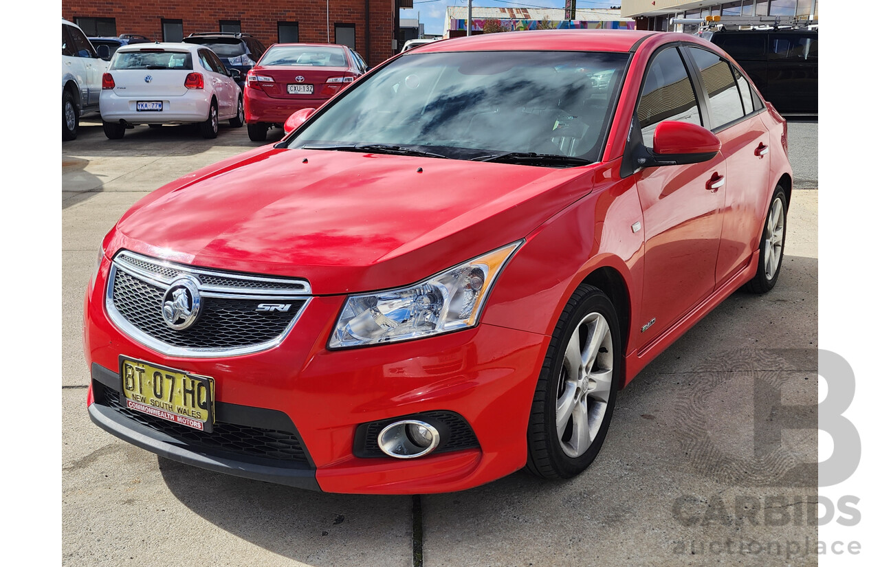 10/2012 Holden Cruze SRi V JH MY13 4d Sedan Red 1.4L