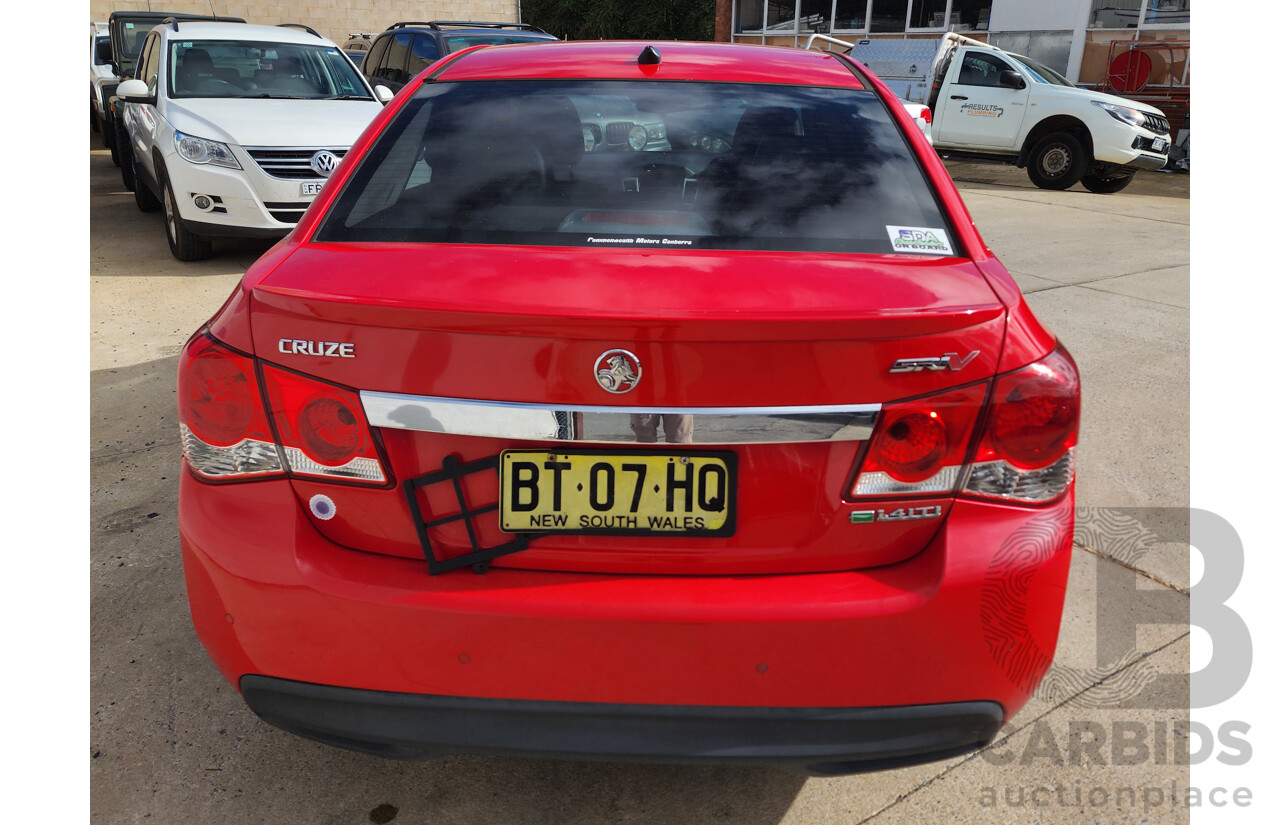 10/2012 Holden Cruze SRi V JH MY13 4d Sedan Red 1.4L