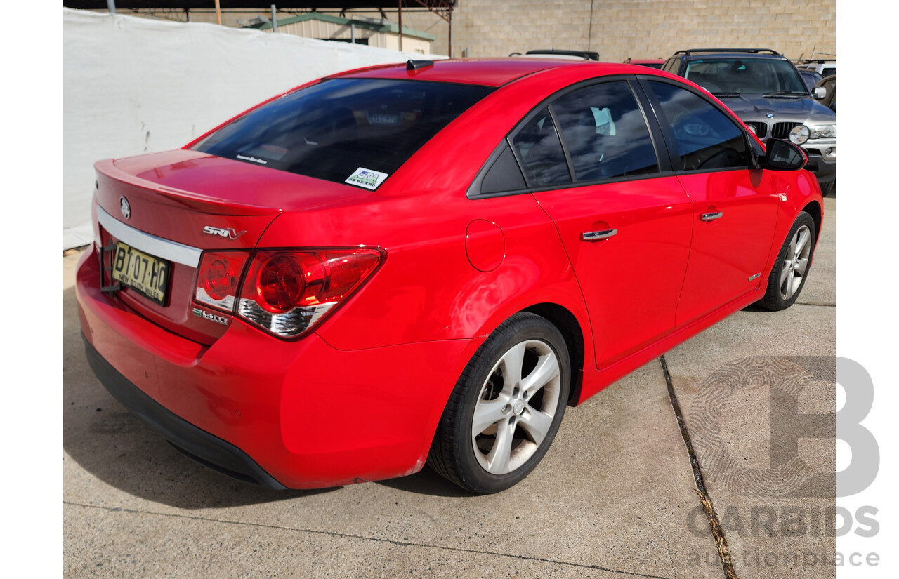 10/2012 Holden Cruze SRi V JH MY13 4d Sedan Red 1.4L