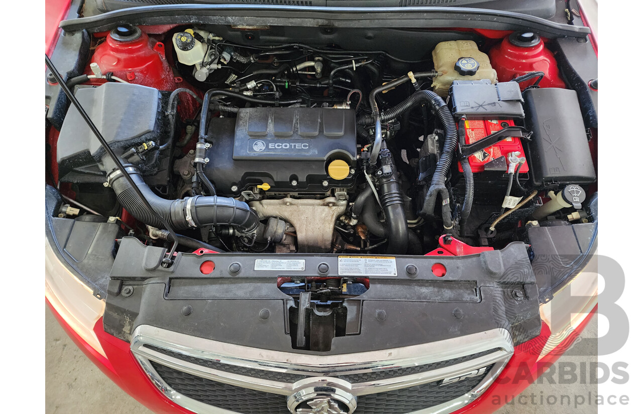 10/2012 Holden Cruze SRi V JH MY13 4d Sedan Red 1.4L