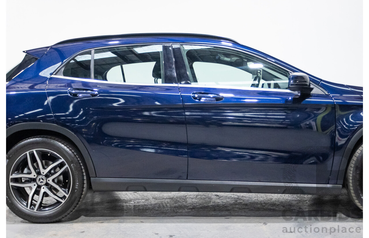 10/2018 Mercedes Benz GLA 180 X156 809MY 4d Wagon Cavansite Blue Metallic Turbo 1.6L