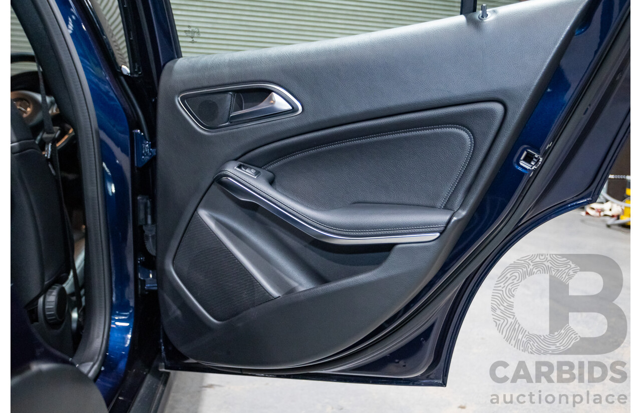 10/2018 Mercedes Benz GLA 180 X156 809MY 4d Wagon Cavansite Blue Metallic Turbo 1.6L