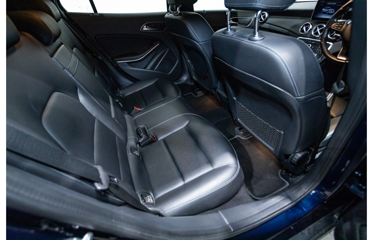 10/2018 Mercedes Benz GLA 180 X156 809MY 4d Wagon Cavansite Blue Metallic Turbo 1.6L