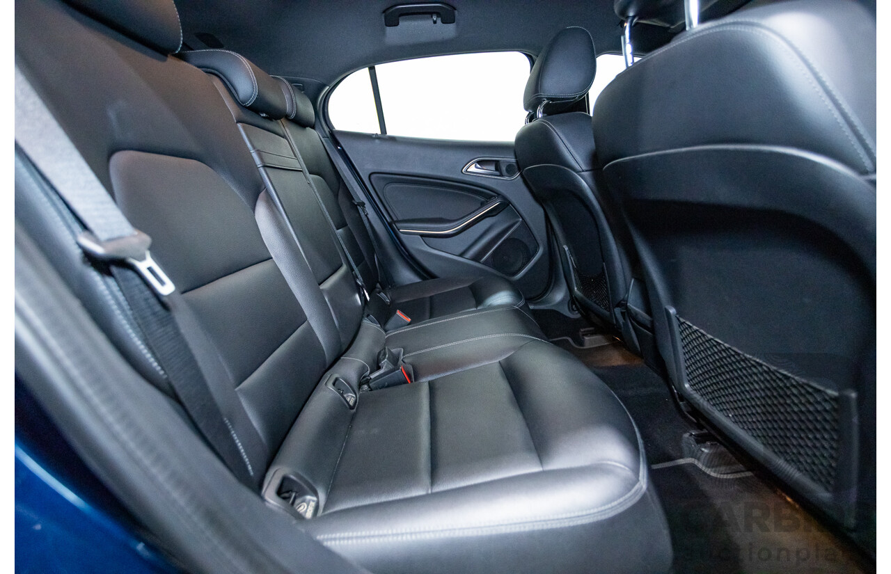 10/2018 Mercedes Benz GLA 180 X156 809MY 4d Wagon Cavansite Blue Metallic Turbo 1.6L