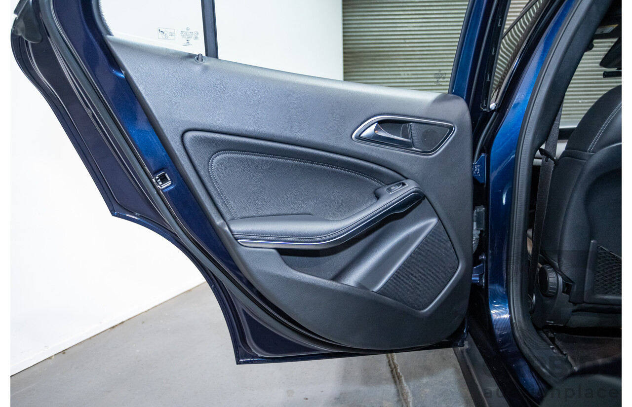 10/2018 Mercedes Benz GLA 180 X156 809MY 4d Wagon Cavansite Blue Metallic Turbo 1.6L
