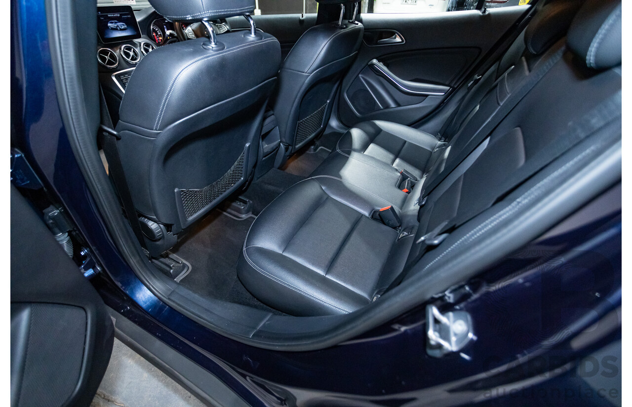 10/2018 Mercedes Benz GLA 180 X156 809MY 4d Wagon Cavansite Blue Metallic Turbo 1.6L