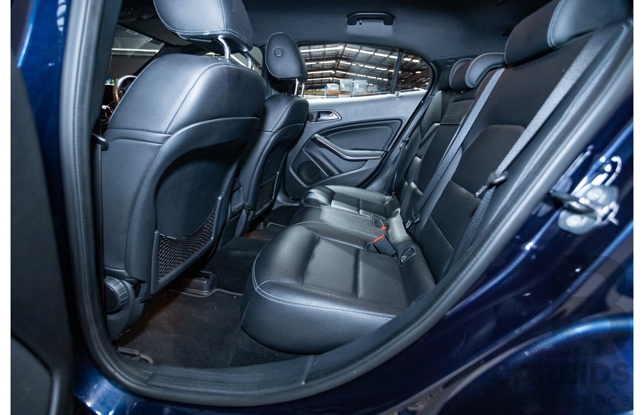 10/2018 Mercedes Benz GLA 180 X156 809MY 4d Wagon Cavansite Blue Metallic Turbo 1.6L