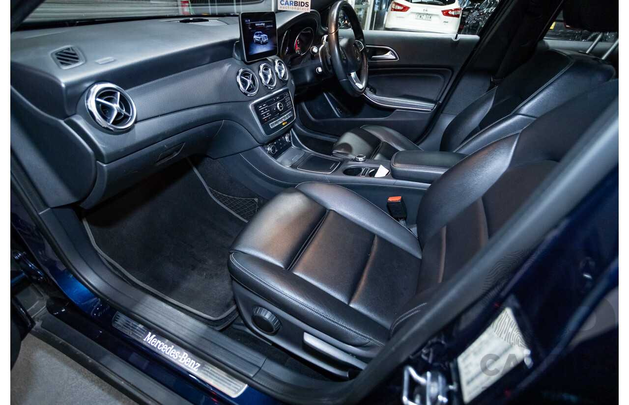 10/2018 Mercedes Benz GLA 180 X156 809MY 4d Wagon Cavansite Blue Metallic Turbo 1.6L