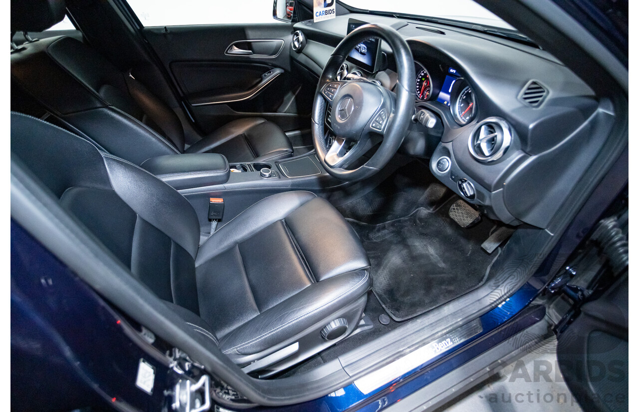 10/2018 Mercedes Benz GLA 180 X156 809MY 4d Wagon Cavansite Blue Metallic Turbo 1.6L