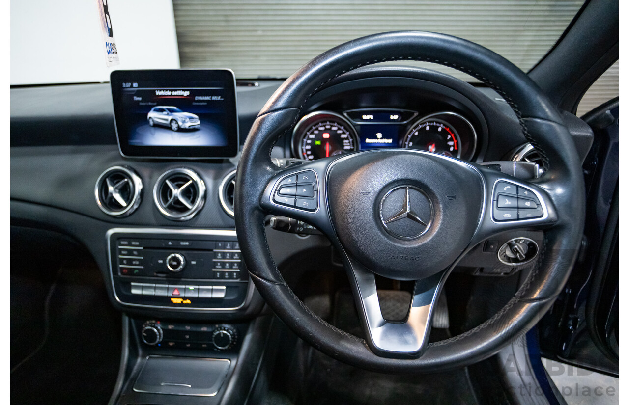 10/2018 Mercedes Benz GLA 180 X156 809MY 4d Wagon Cavansite Blue Metallic Turbo 1.6L