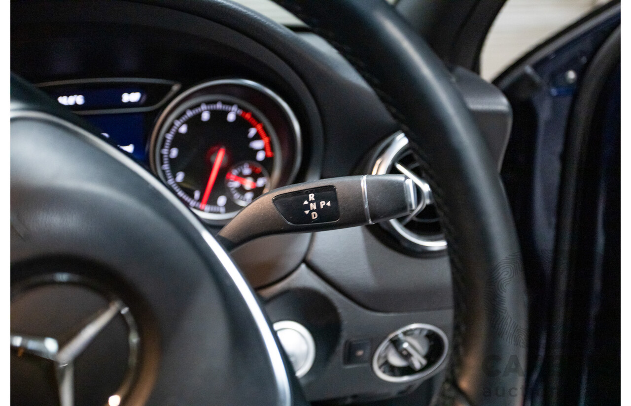 10/2018 Mercedes Benz GLA 180 X156 809MY 4d Wagon Cavansite Blue Metallic Turbo 1.6L