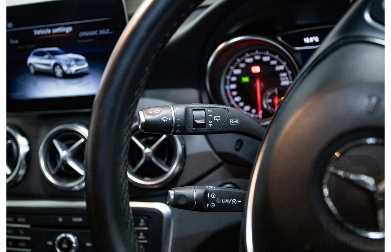 10/2018 Mercedes Benz GLA 180 X156 809MY 4d Wagon Cavansite Blue Metallic Turbo 1.6L