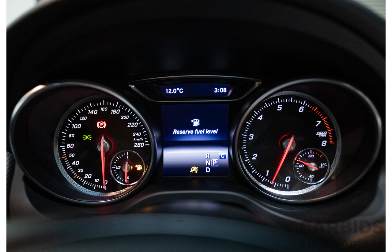 10/2018 Mercedes Benz GLA 180 X156 809MY 4d Wagon Cavansite Blue Metallic Turbo 1.6L