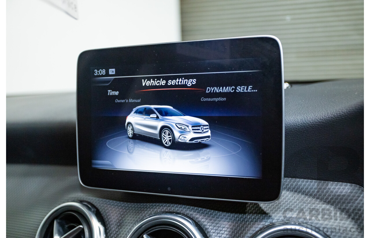 10/2018 Mercedes Benz GLA 180 X156 809MY 4d Wagon Cavansite Blue Metallic Turbo 1.6L